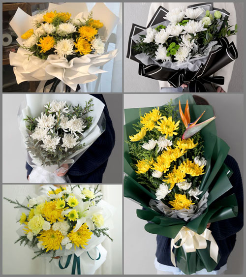 山东聊城茌平县温陈街道白事花束代送